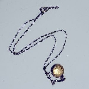 Vintage Locket 1/20 12K Gold Filled Etched Necklace
